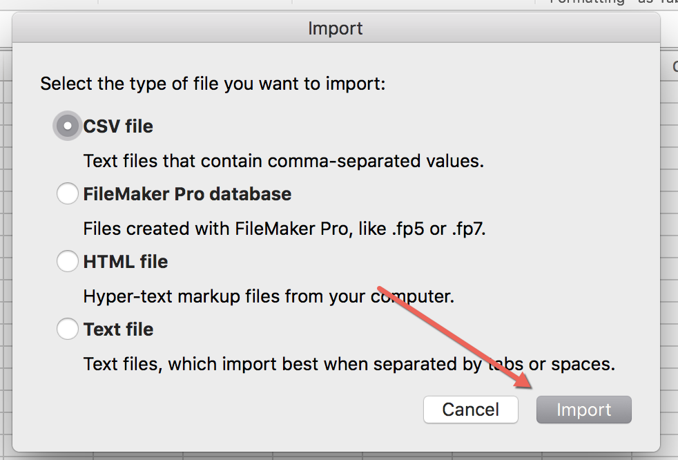 select excel as default for csv on mac